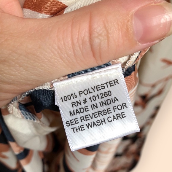 True Destinations NWT Floral Maxi Summer Dress Neutral Lightweight Women’s XL - Picture 14 of 14